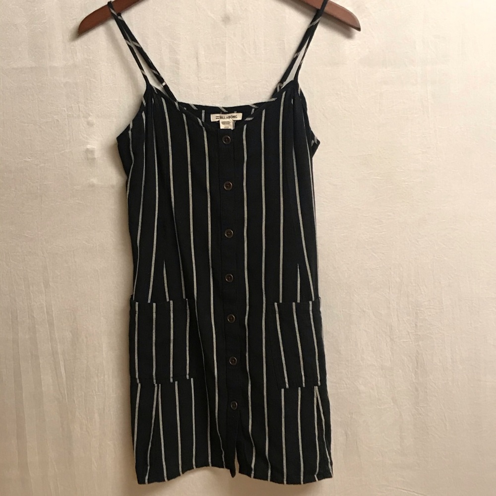 Billabong Button Down Dress w/Pockets Size Small
